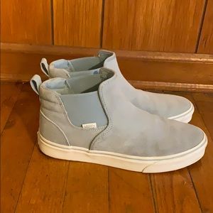 Vans blue suede sneakers